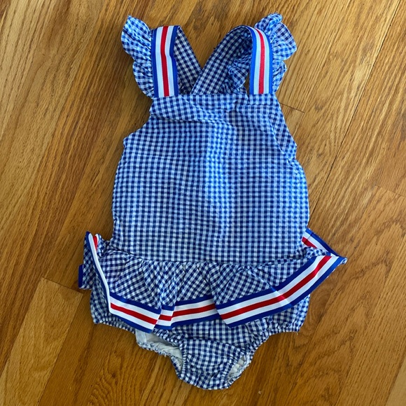 NWT Classic Whimsy Red White and Blue one piece | Size 4T - Picture 2 of 8